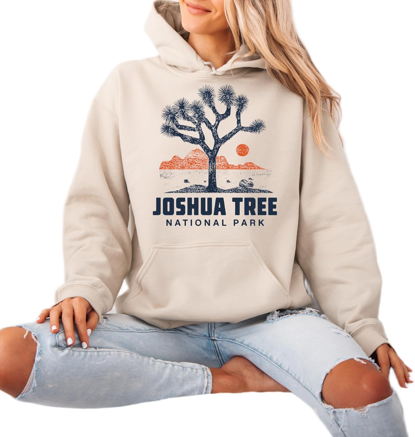 Joshua Tree National Park Sweatshirt – Vintage Desert Crewneck,