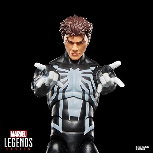 Miniatura 9 de Marvel Legends Series Spider-Venom, Retro Cardback Spider-Man Comics Figura de acción coleccionable a escala de 6 pulgadas