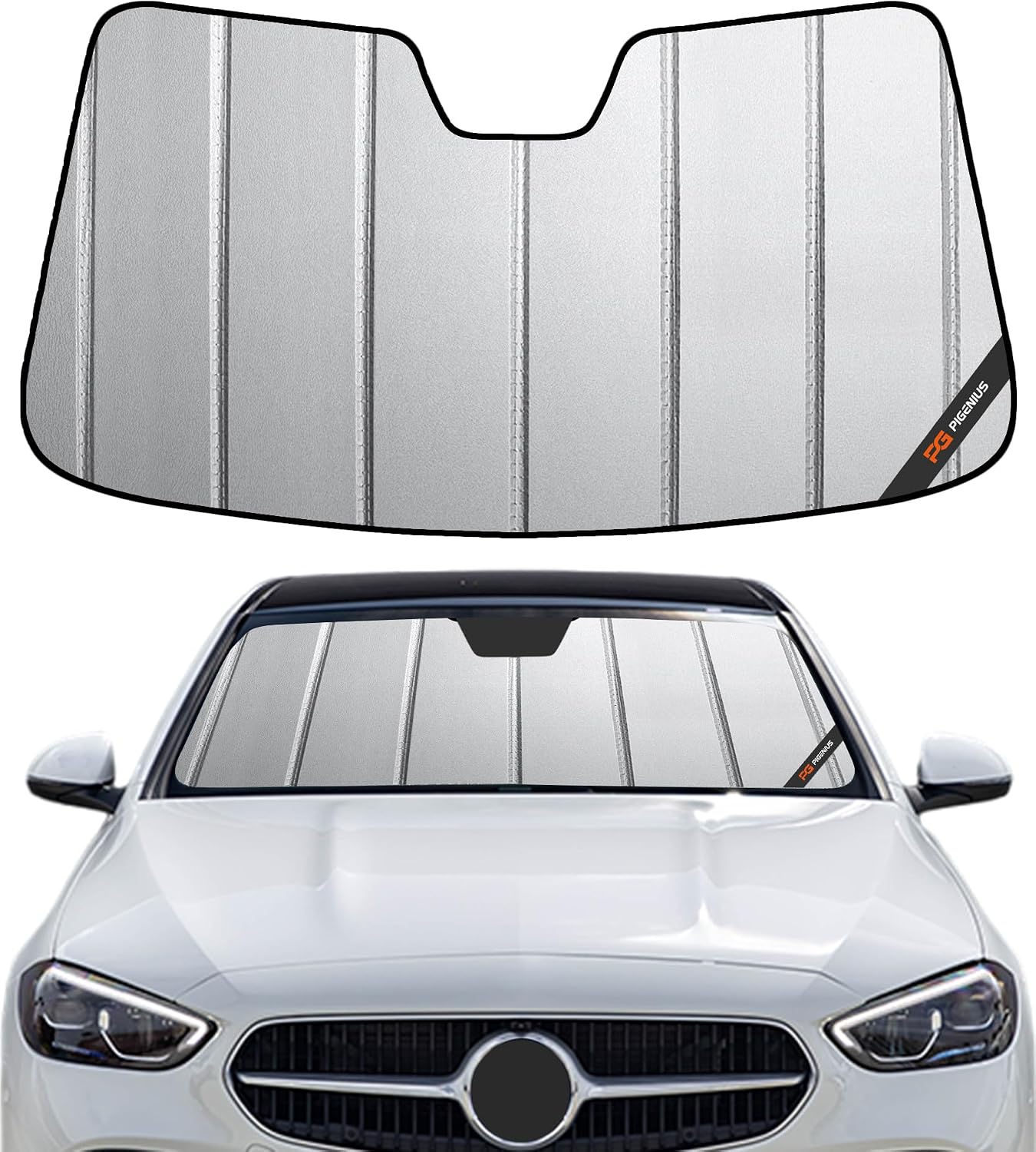 Pigenius Windshield Sunshade for Mercedes-Benz C-Class Sedan 2022-2025 - Safeguard