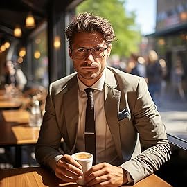 JixGien 2 Pack Reading Glasses for MenSports Style Blue Light Blocking Readers with Anti Glare Filter Lightweight Eyeglasses(Black&Grey,1.25)