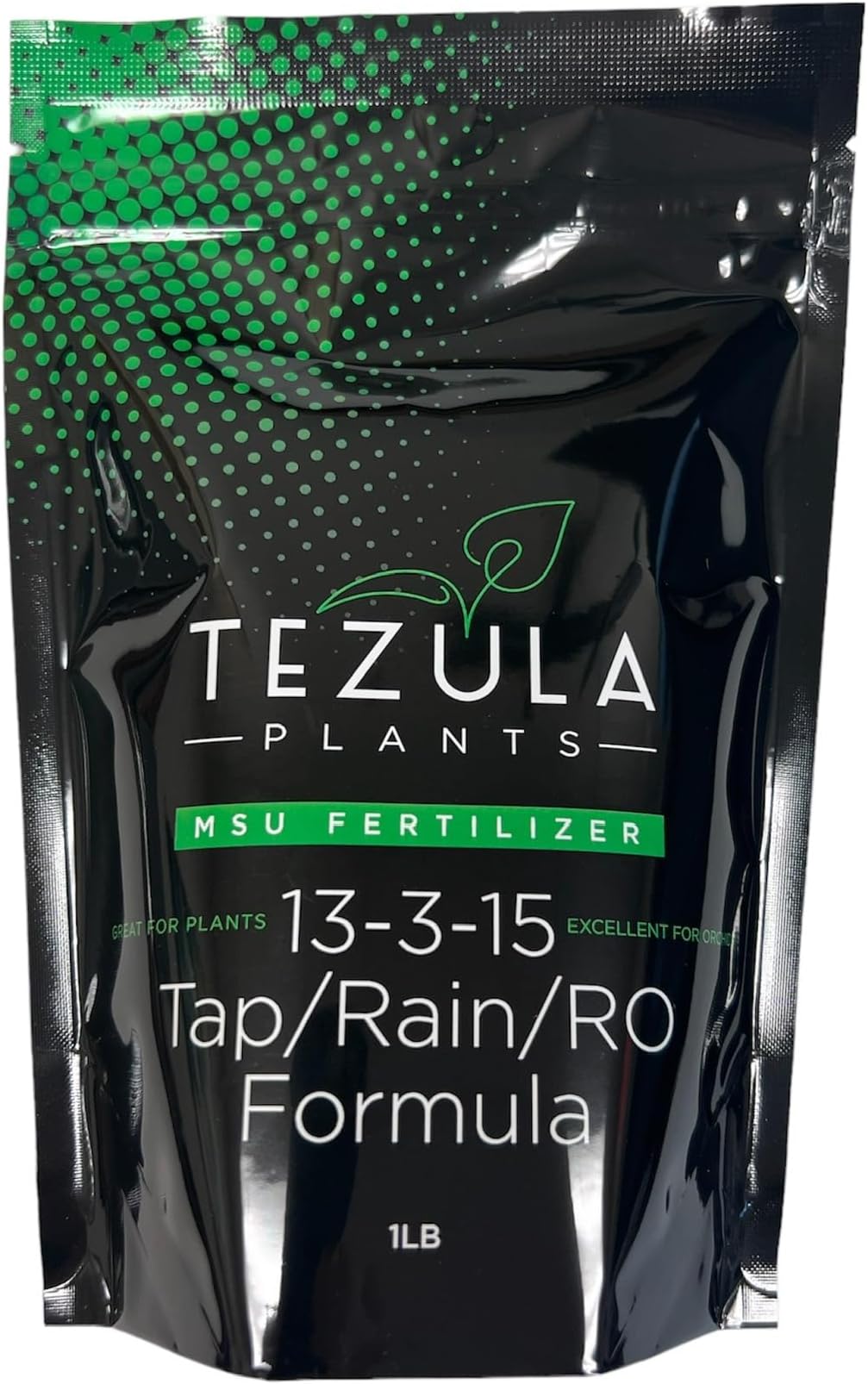 MSU Orchid Fertilizer 13-3-15 Reverse Osmosis, rain, tap Water Formula. 1 Pound with Scoop & Usage Guide (Greencare)