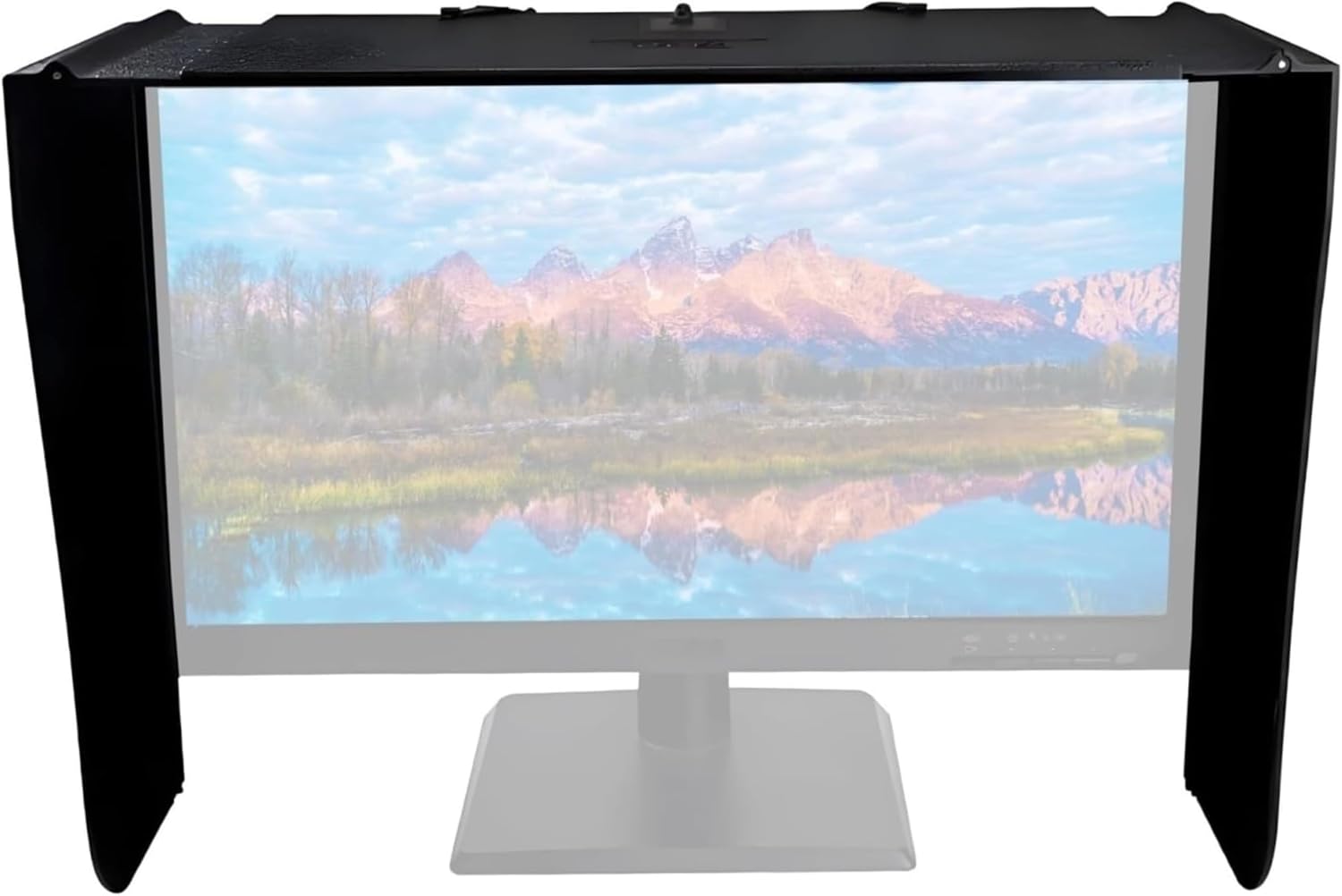 Monitor Sunshade, Adjustable Monitor Hood for 16-28 Inch Displays, Portable Privacy Protection Video Monitor Sunhood for Enhanced Visibility