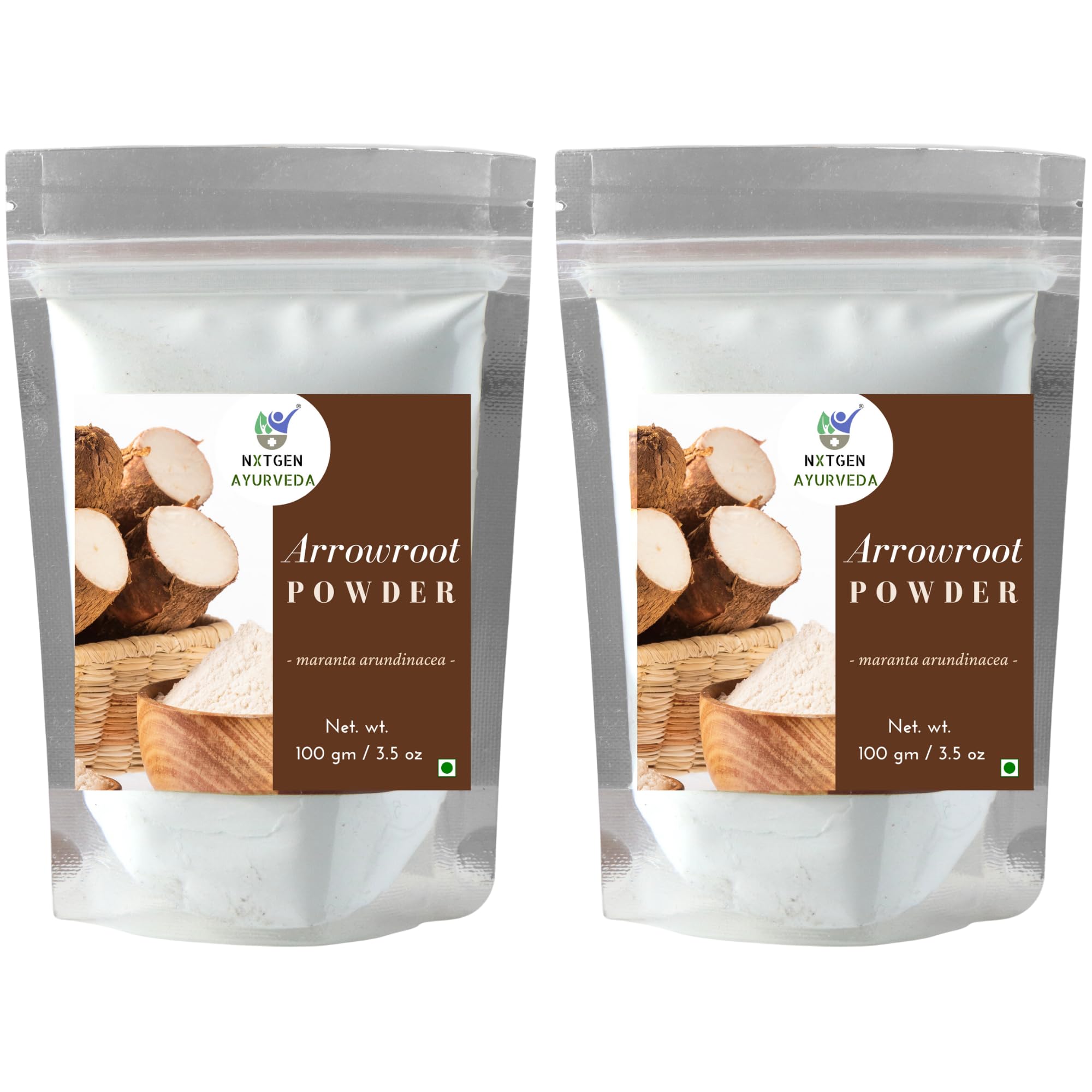 Nxtgen Ayurveda Arrowroot Powder | Pack Of 2 | 100 gm each | Natural Thickener | Ararot Powder (B08BJWK7KG) Amazon Price History, Amazon Price Tracker