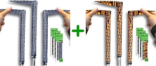 ALIEN PROS Paquete de 6 rompecabezas y cintas de agarre de golf de mezcla egipcia - ReGrip en 1 minuto