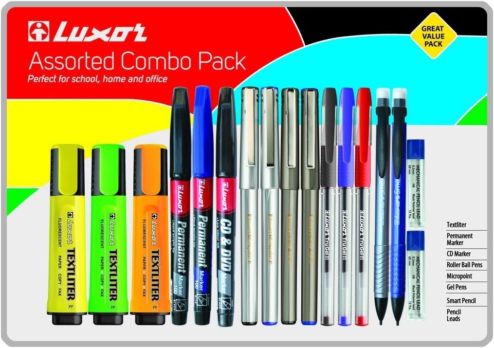 Luxor Assorted Fine Tip Combo Pack