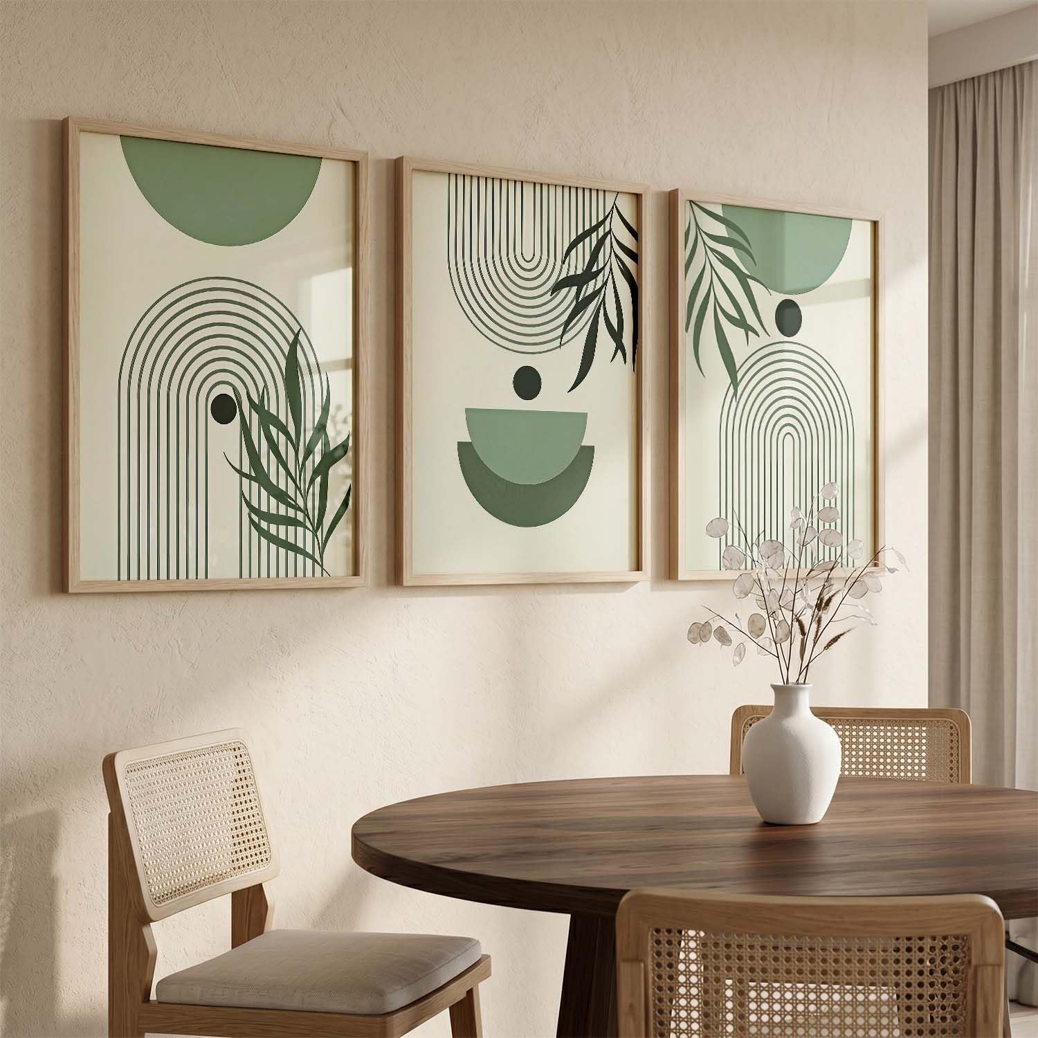 BOHO Wall Art Set - Maximalist Prints with Frame -20 BOHO Wall Art Set - Maximalist Prints with Frame -20