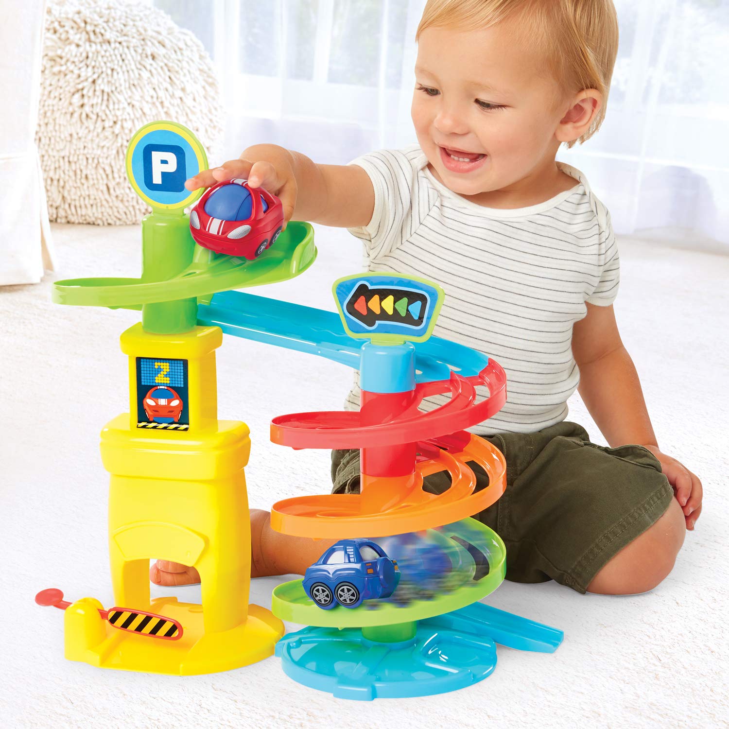 Amazon.com: Kidoozie Park 'n Roll Garage, Toy Playset with