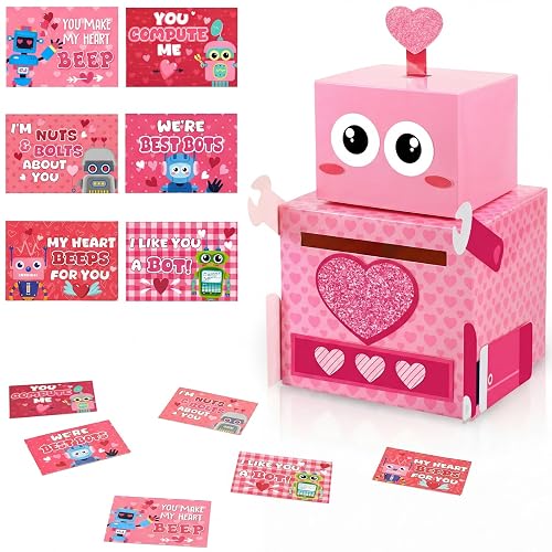 Capoda Valentine's Day Mailbox Craft for Kids Robot DIY Valentines