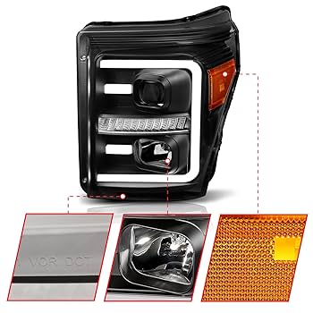 プロジェクター＆スタンドのセット Amazon | Anzo USA 111406 プロジェクターヘッドライトセット