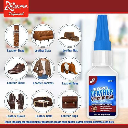 Vista 91 de ALECPEA Paquete de 2 adhesivos de vidrio de 1.06 oz – Adhesivo de secado rápido y resistente a la intemperie para reparación de vidrio, joyas, arte