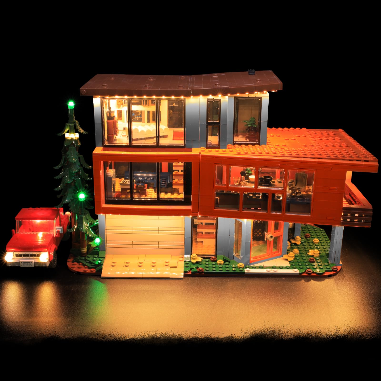 LED Light Kit Compatible with Lego 21354 Twilight The Cullen House - Creative Forest Mansion Lighting Set for Ideas 21354 Building Blocks Model (NO Building Model)