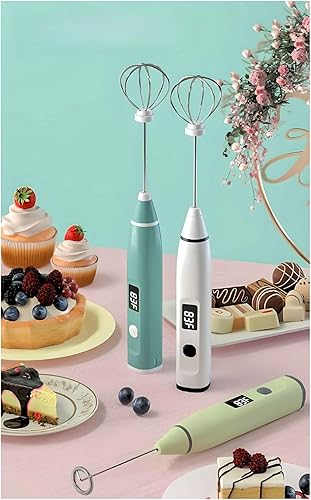 Miniatura 2 de Mezclador eléctrico recargable de bebidas para bebidas de chocolate caliente con proteína Matcha Greens  Batidor de huevos para hornear  Batidora de