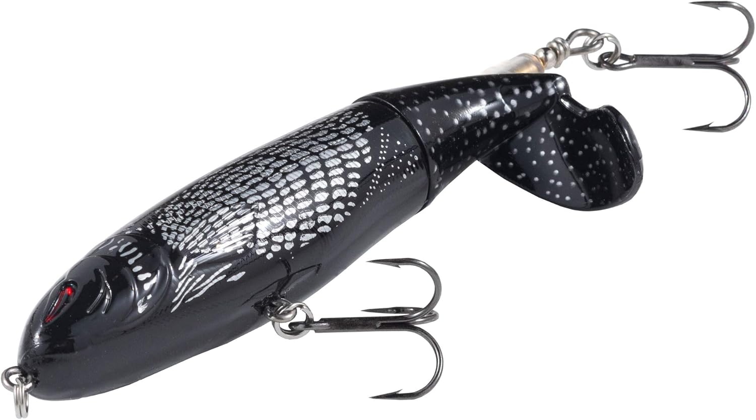 Calissa Offshore Tackle The Original Plopping Minnow 90mm 110mm 130mm - Fishing Lure for Bass Floating Whopper Rotating Topwater Crankbait Popper Lure Swimbait Plopper