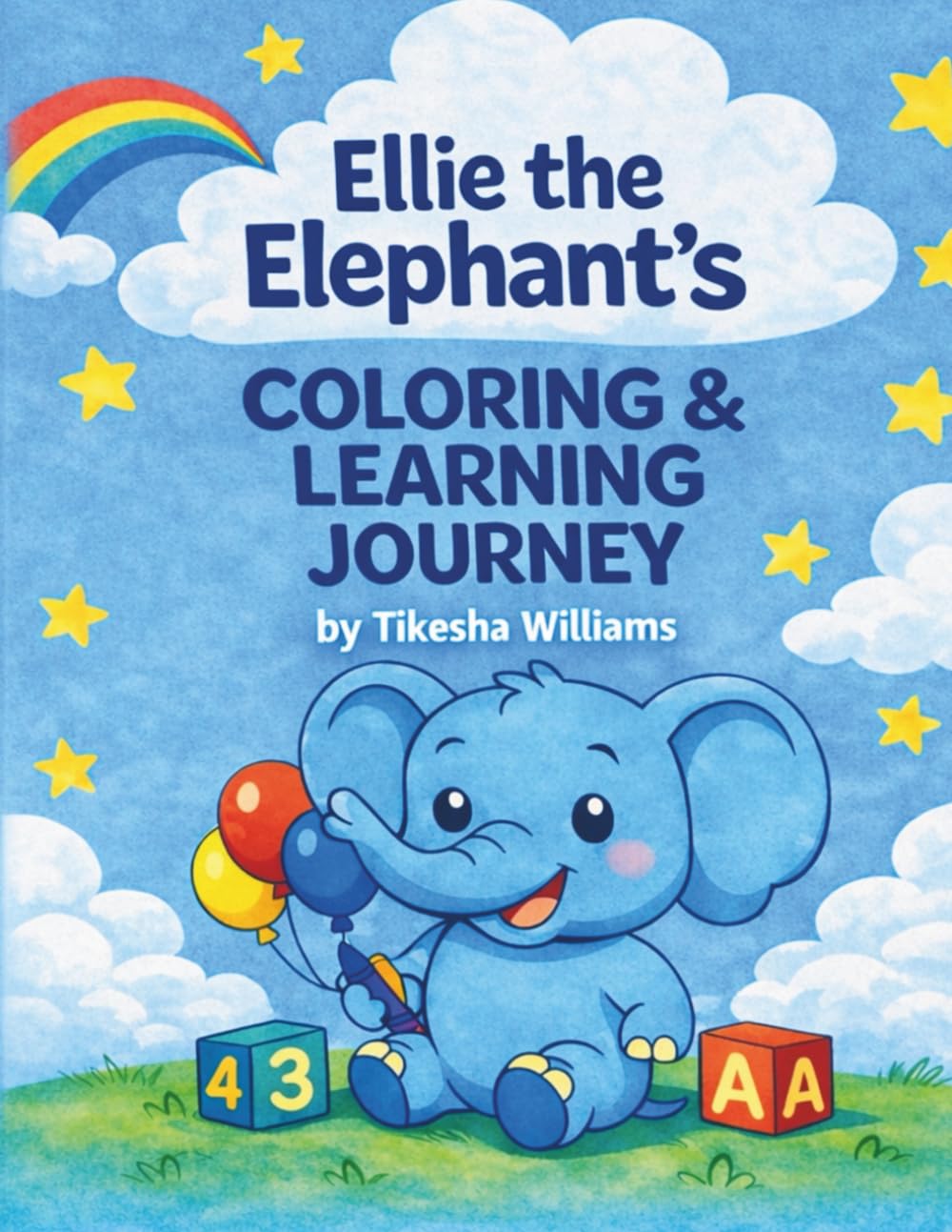 Ellie the Elephant's Coloring & Learning