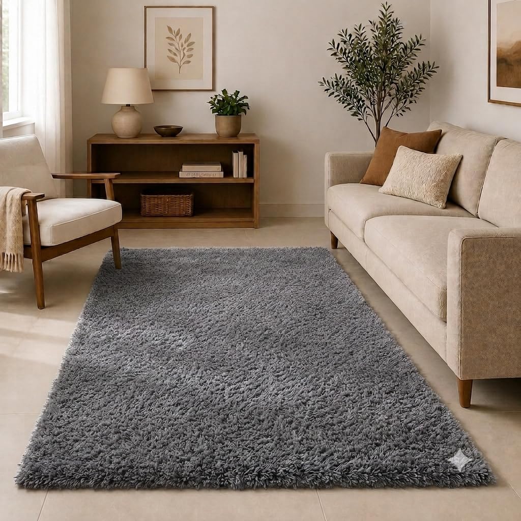 Beige Cotton Braided Rug - 5x7 Feet -30 Beige Cotton Braided Rug - 5x7 Feet -30