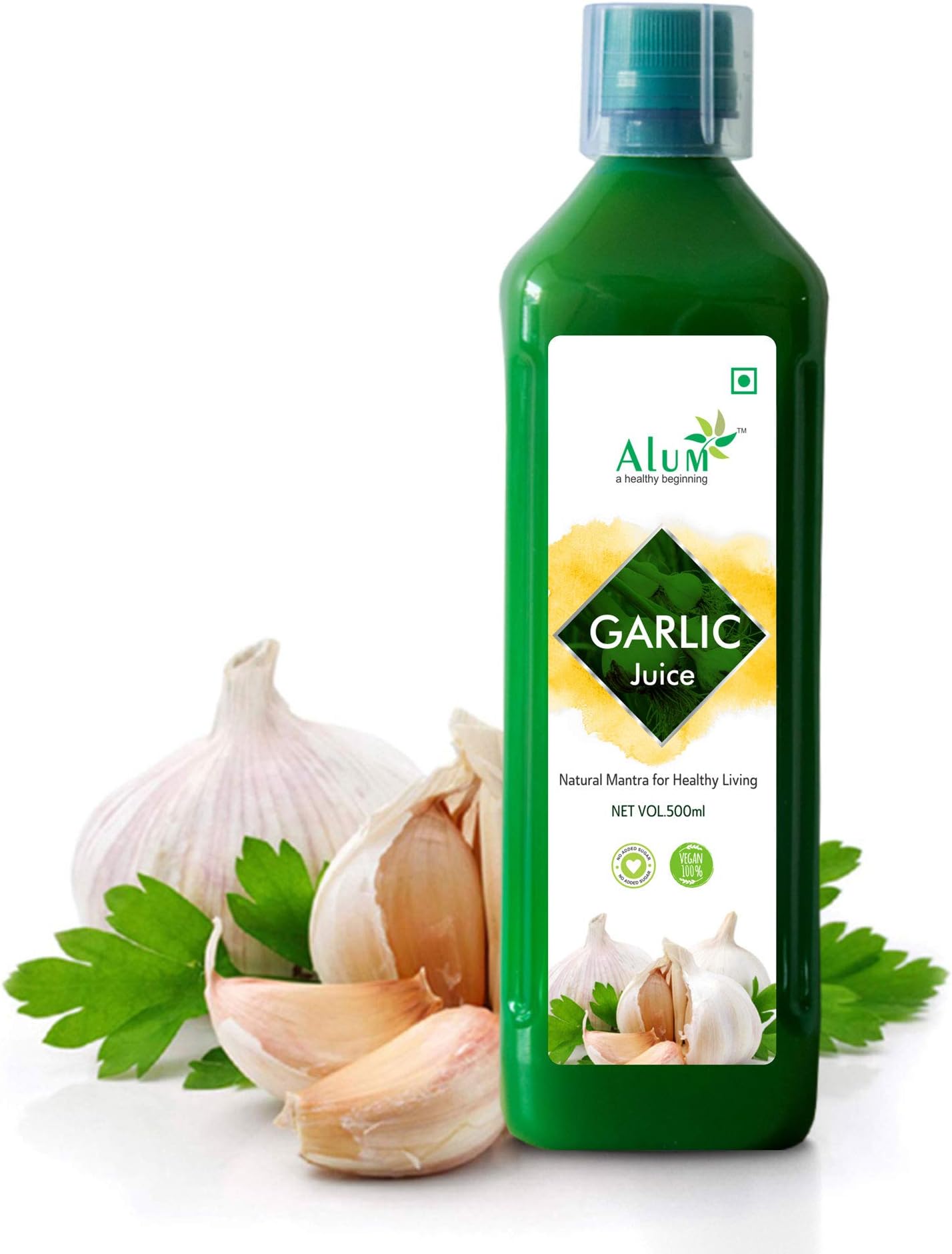 Alum Garlic Juice 400 ml Cold Pressed Fresh Juice
