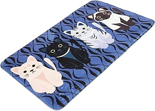 YOSADIER Alfombra Antideslizante Puerta Tapete Dormitorio y Entrada Decoración Resistente Color Aleatorio