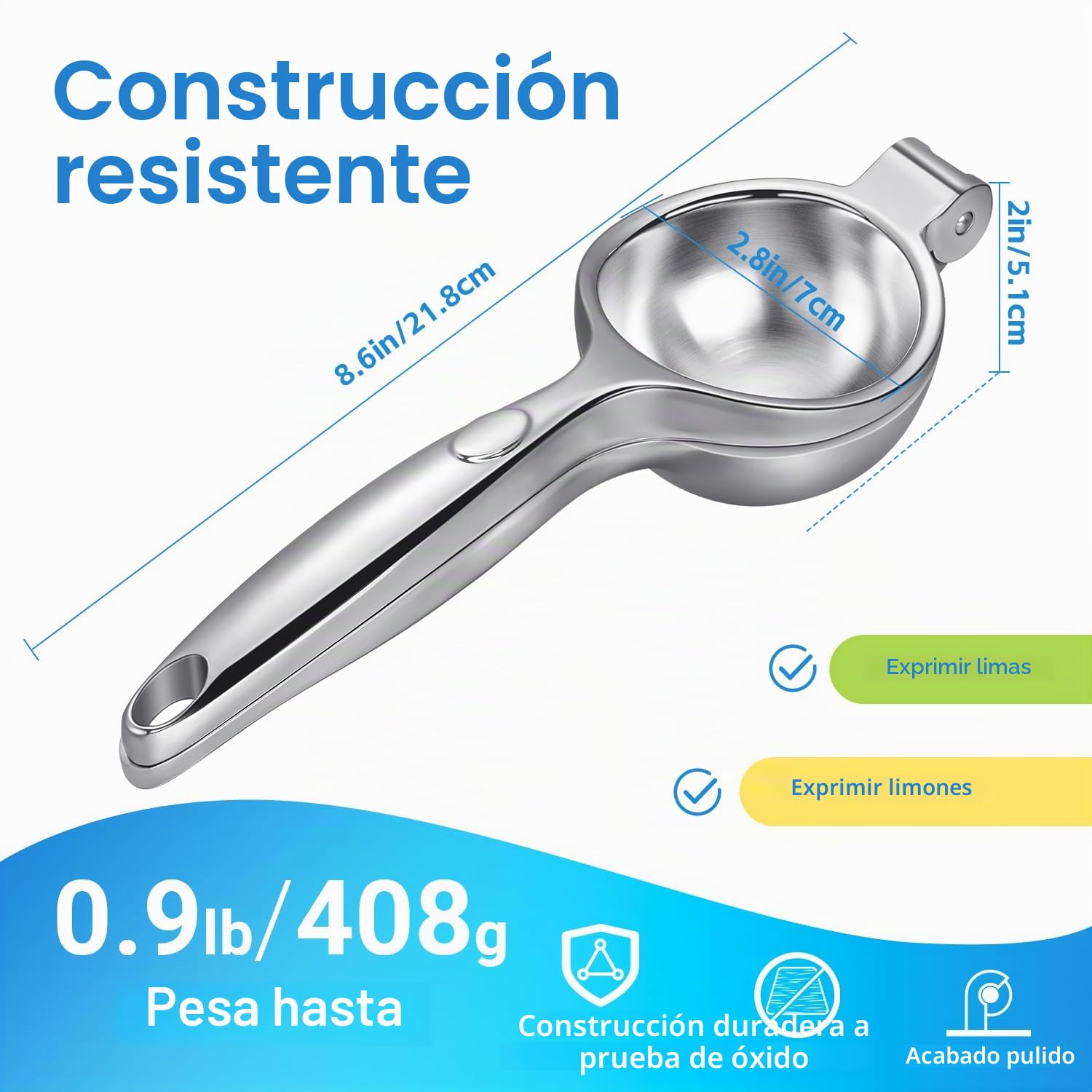 Sopito Exprimidor de limones manual para cocina, cócteles, bares