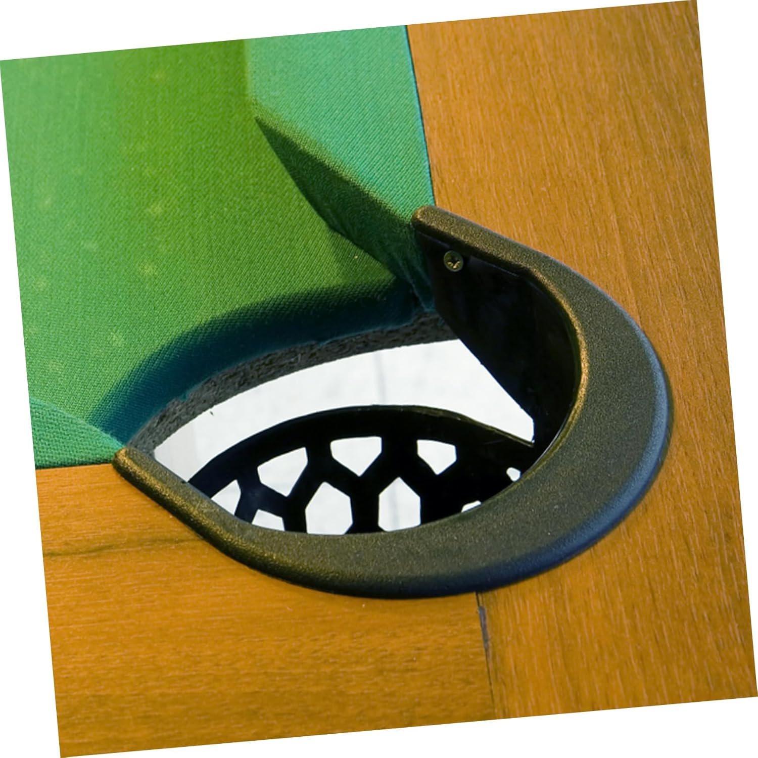 BESPORTBLE 6sets Pool Table Replacement Parts 4 Corners Pocket Liners Black Billiards Liner Set 6pcs*6