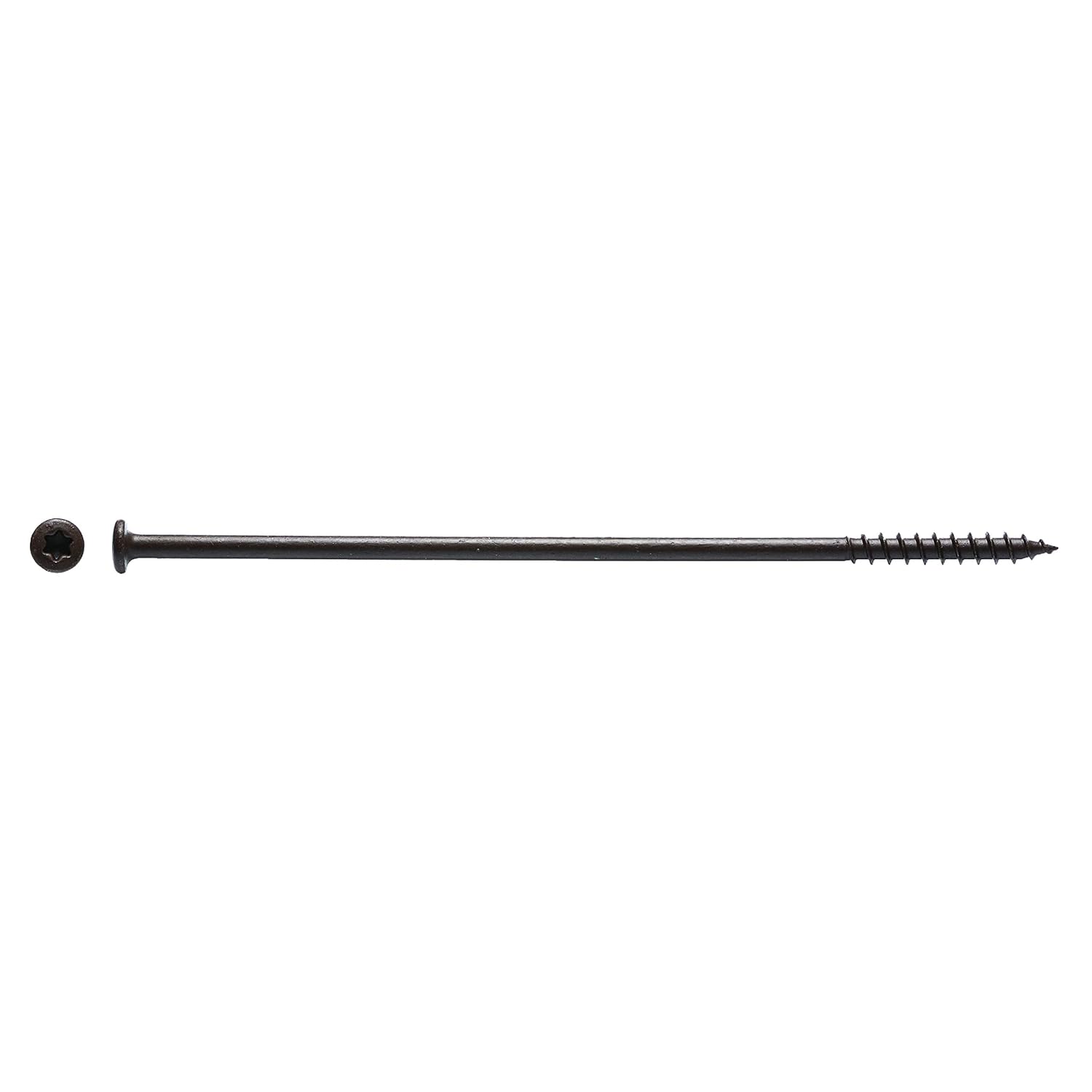 Big Timber GTR147B-50#14 by 7-inch T-30-drive bit Gutter Type Brown Star Drive Screws-Exterior,(50 per Box)