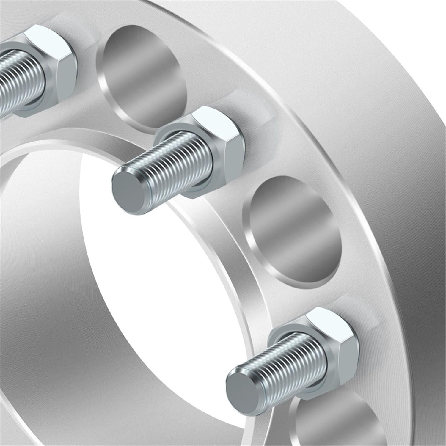 ECCPP 8x6.5 to 8x6.5 Hubcentric Wheel Spacers 2 inch 8x165.1mm 8 lug Fit for 2011-2012 for Ram 2500| 1994-2010 for Ram 2500 with Studs 9/16 Centric Bore 121mm-2PCS