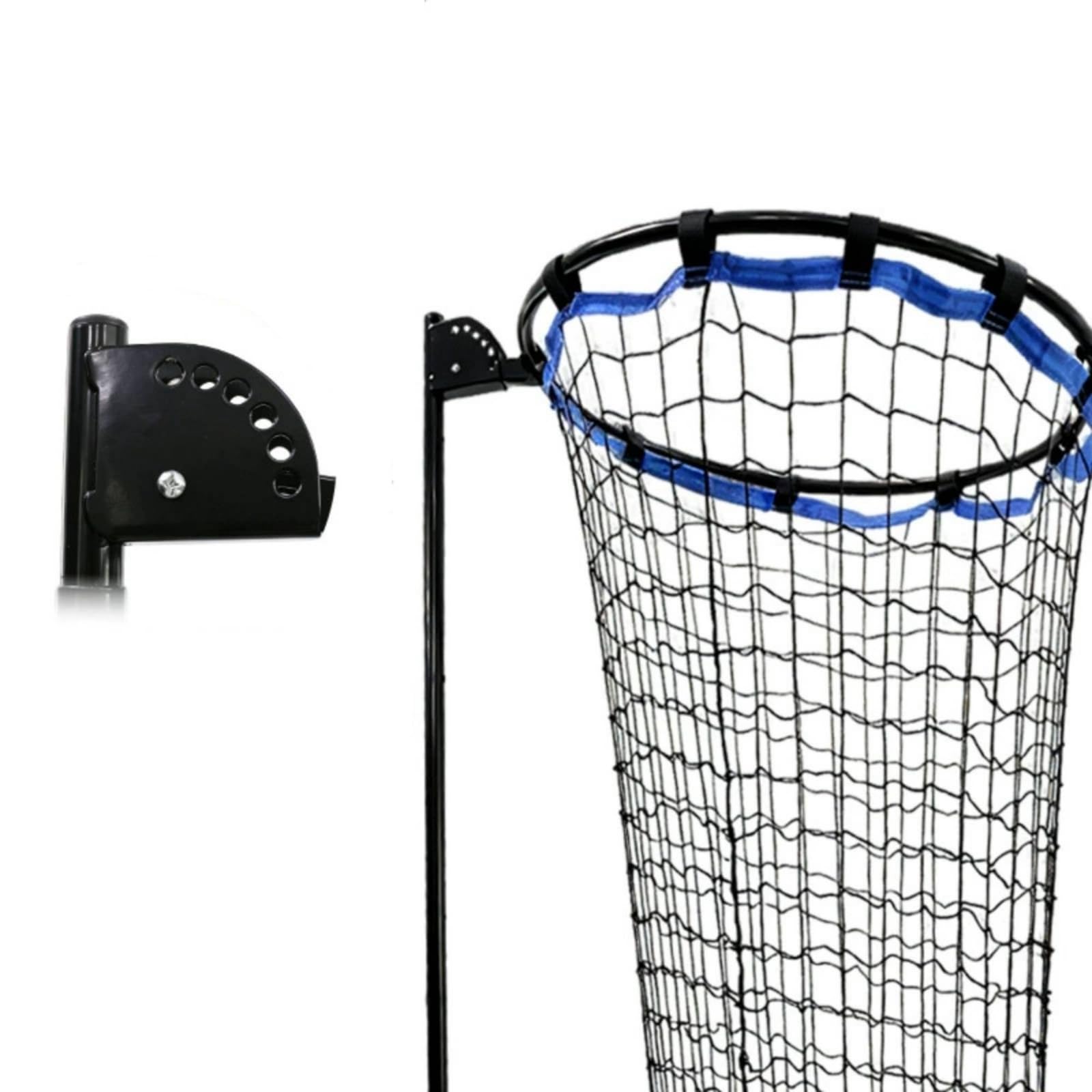 Rete da Gioco Pallavolo con Altezza Regolabile E Sei Posizioni Angolari per Esercizi di Attacco E Adatta per Palestre