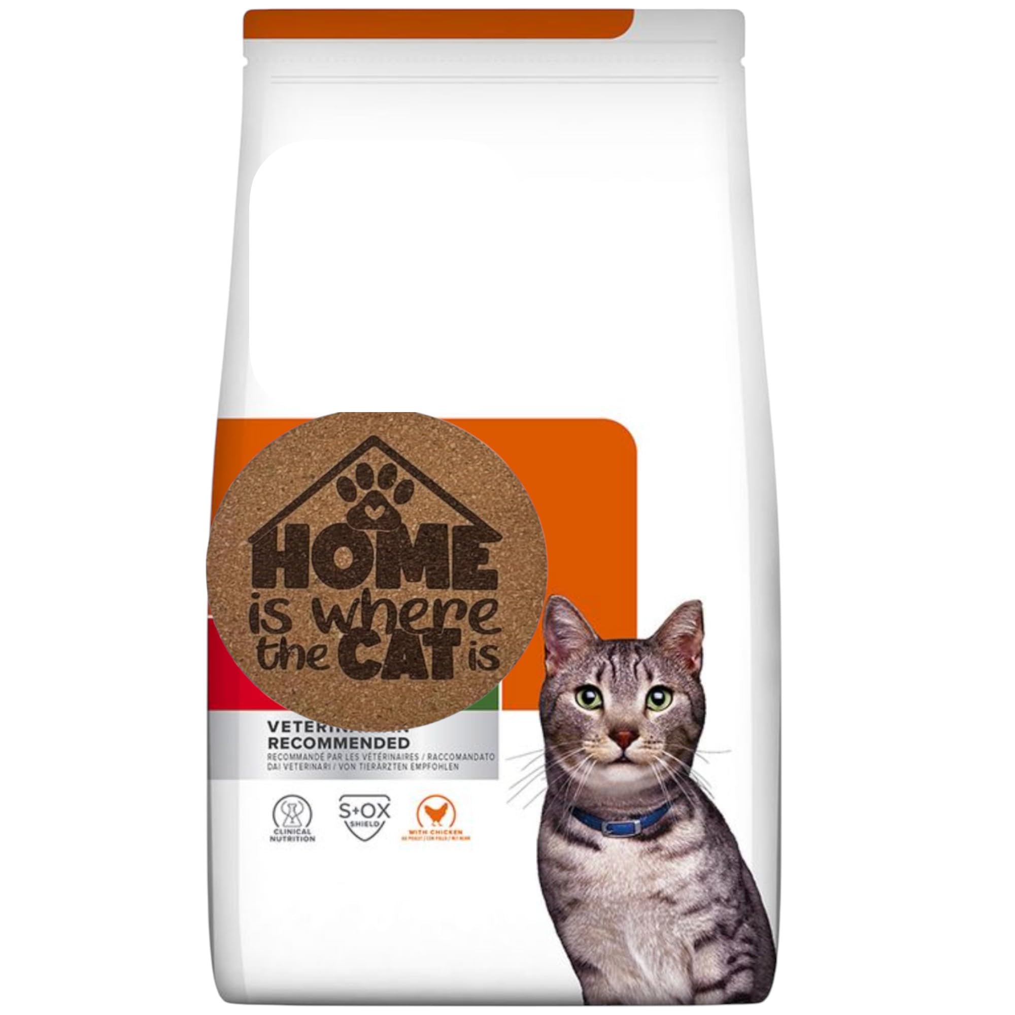 AETN Creations Diet C/D Metabolic Urinary Stress Cat Pack 3kg Dry Food plus AETN Cat Treat, Support Urinary Care and Weight Management