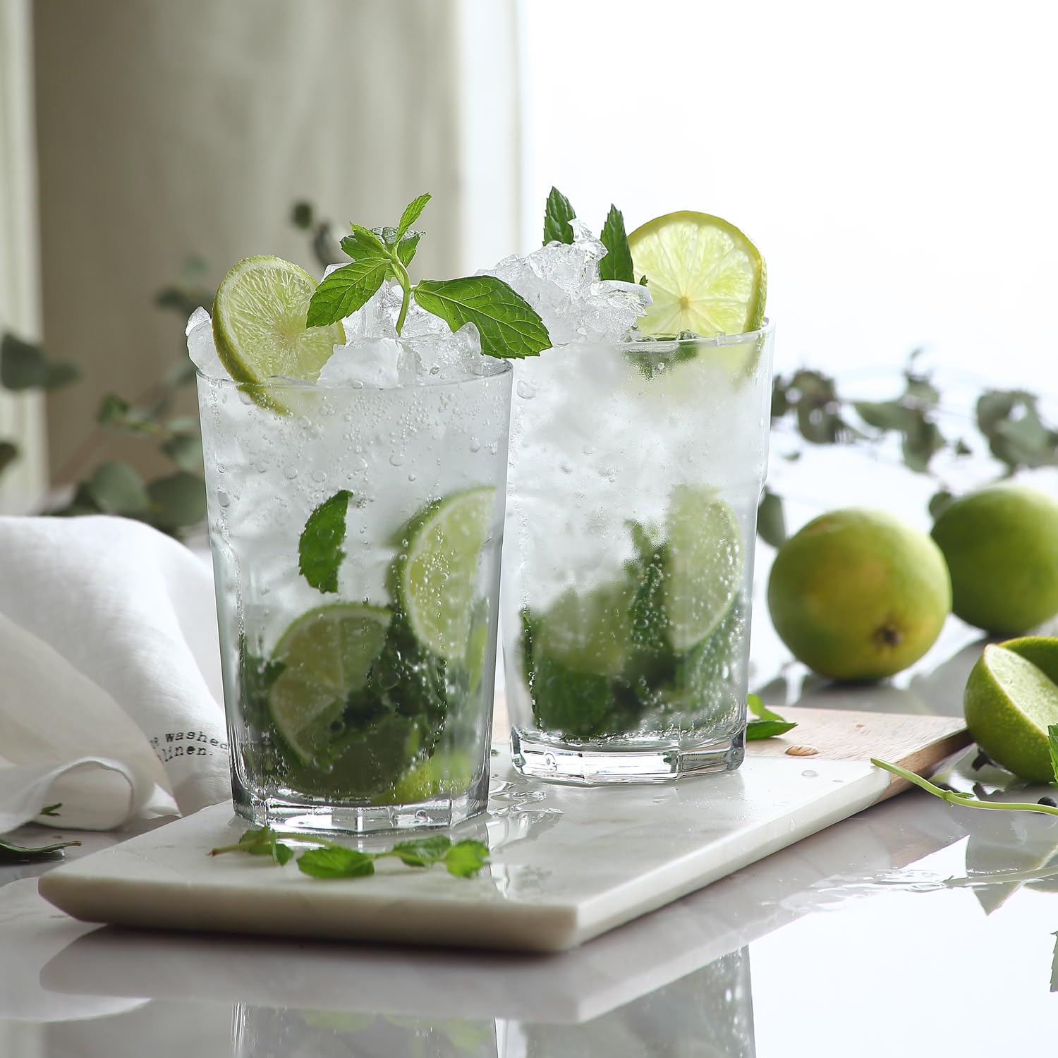 Lav Transparent - Aras Highball Glasses - 365Ml - Pack Of 6