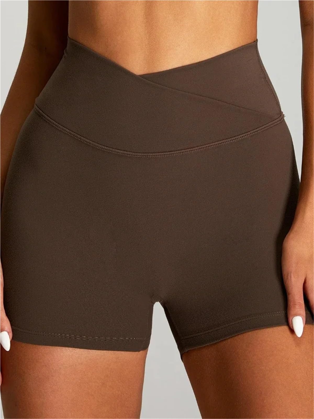Yoga Pantalones Cortos Pantalones Cortos de Yoga Cintura Alta for Mujer, Pantalones Ajustados for Correr, Secado rápido, Deportes, Fitness, cómodos y a la Moda