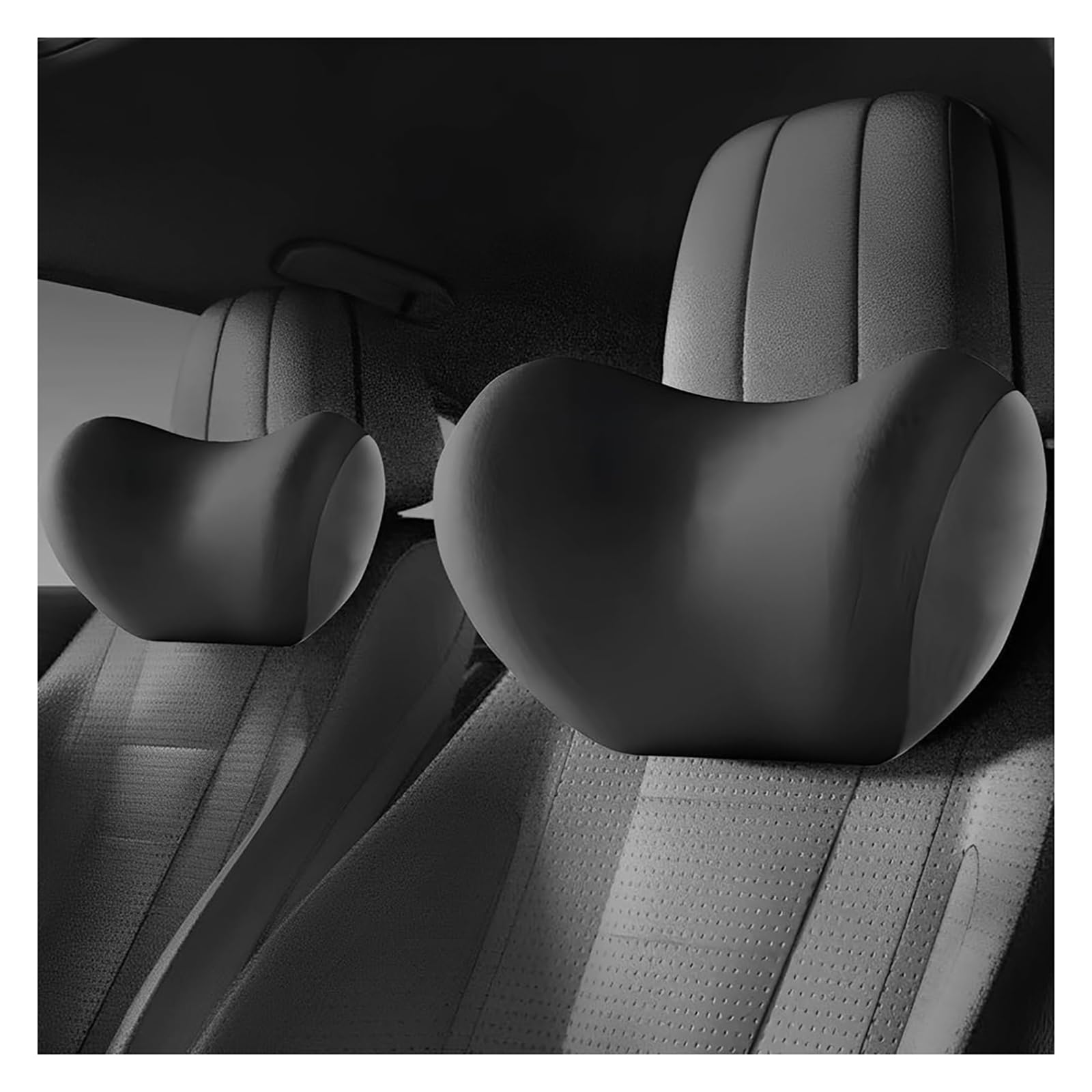 APOINBV Car Headrest, for Ford Mondeo MK5 2015-2022 Adjustable Neck Support Pillow Memory Foam Breathable Soft Ergonomic Travel Driving Fatigue Relief