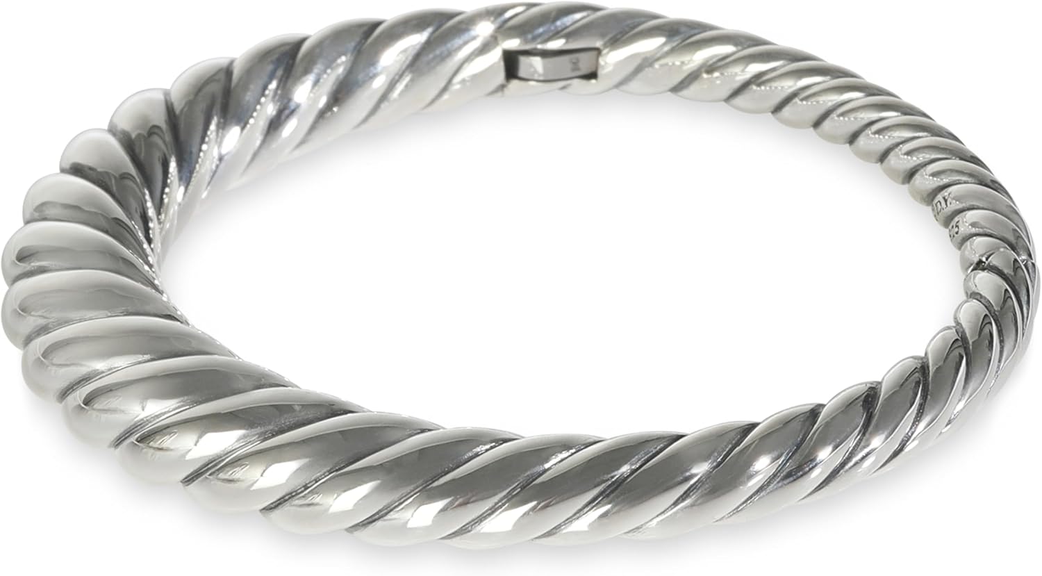 David Yurman Pure Form Cable Bracelet Sterling Silver (Pre-Loved) thumbnail 3