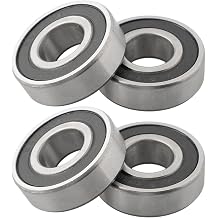 4pcs Replacement Sealed Ball Bearings 203 Compatible With For Models 741 0600, 941 0600, 741 0124, 941 0124 Bearing Numbers 7410600 9410600