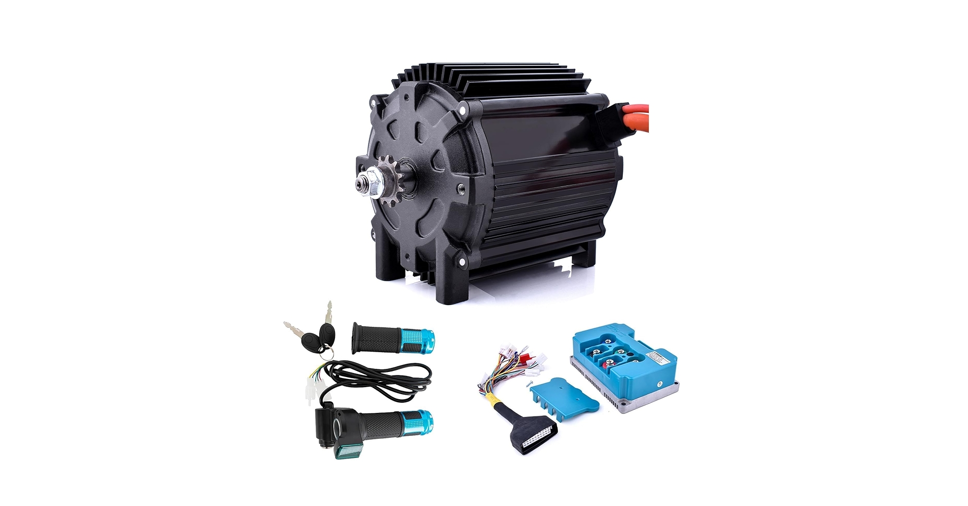 電動　HK415D Amazon.com: 72V 5000W Brushless Motor Kit 6800RPM Electric