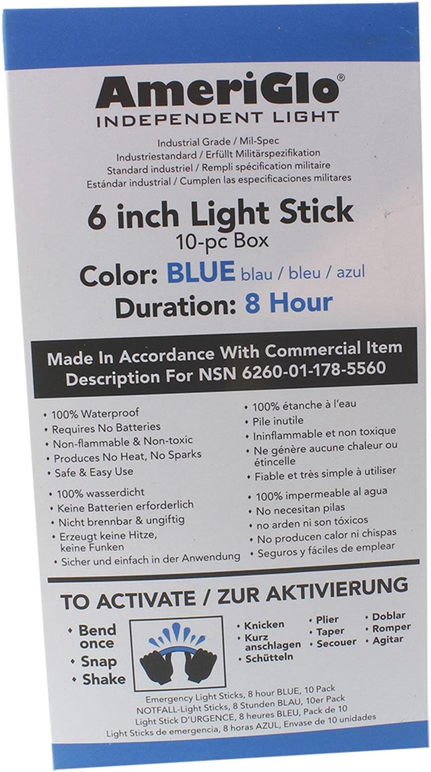 Ameriglo 608HB10B Sticks 6 inch 8H Blue 10