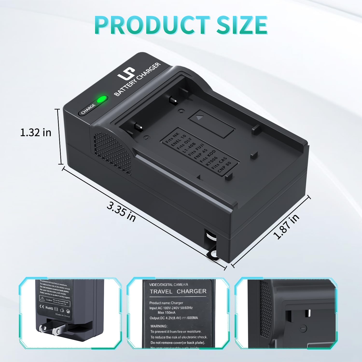 Nikon Coolpix S6900 Kastar EN-EL10 Battery Slim USB Charger For