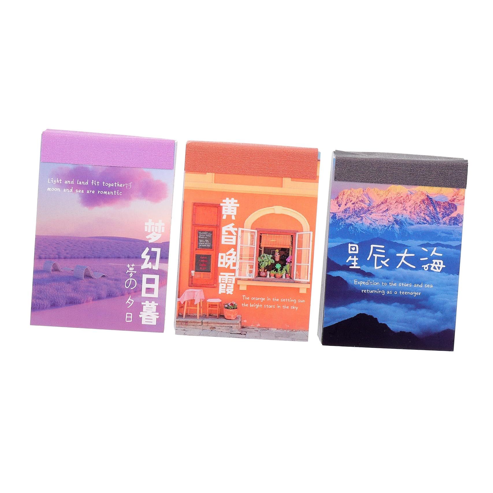 Autocollants scrapbooking coucher de soleil pour embellir vos pages de cahier