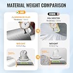 30 Couverture de voiture de camion de couches pour les automobiles Tous les temps imperméables, extérieur anti-neige UV Protection Windproof, coton doux, couvre- voiture universel de poids lourd, (argent, camion d'ajustement 211"-230")