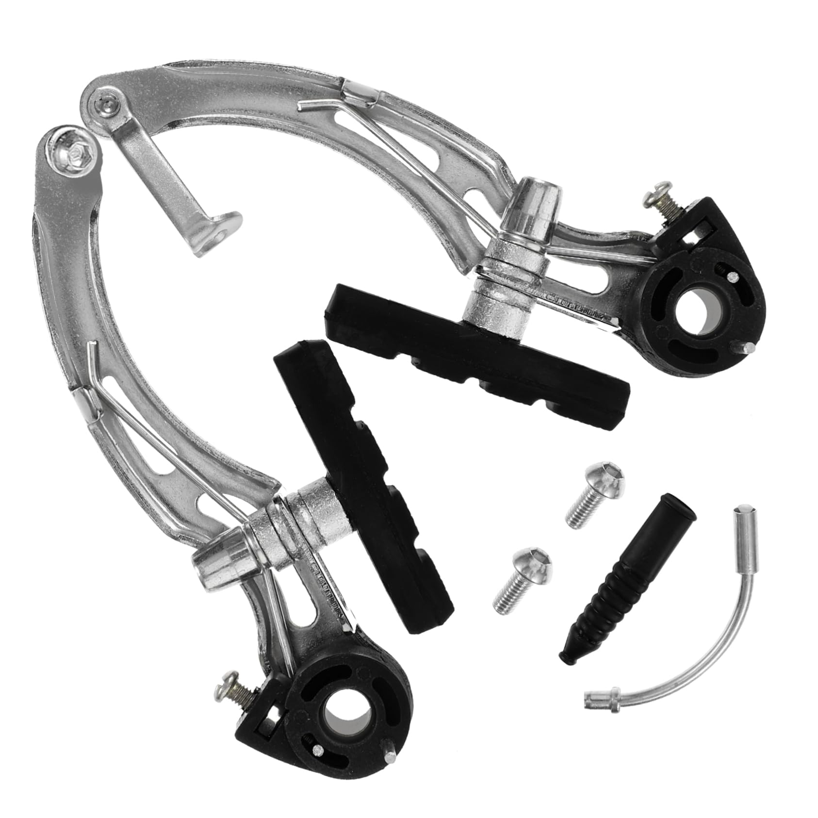 POPETPOP Aluminum Alloy Bike Brake Calipers Road Mountain Bike Disc Brake Kit Longevity Performance