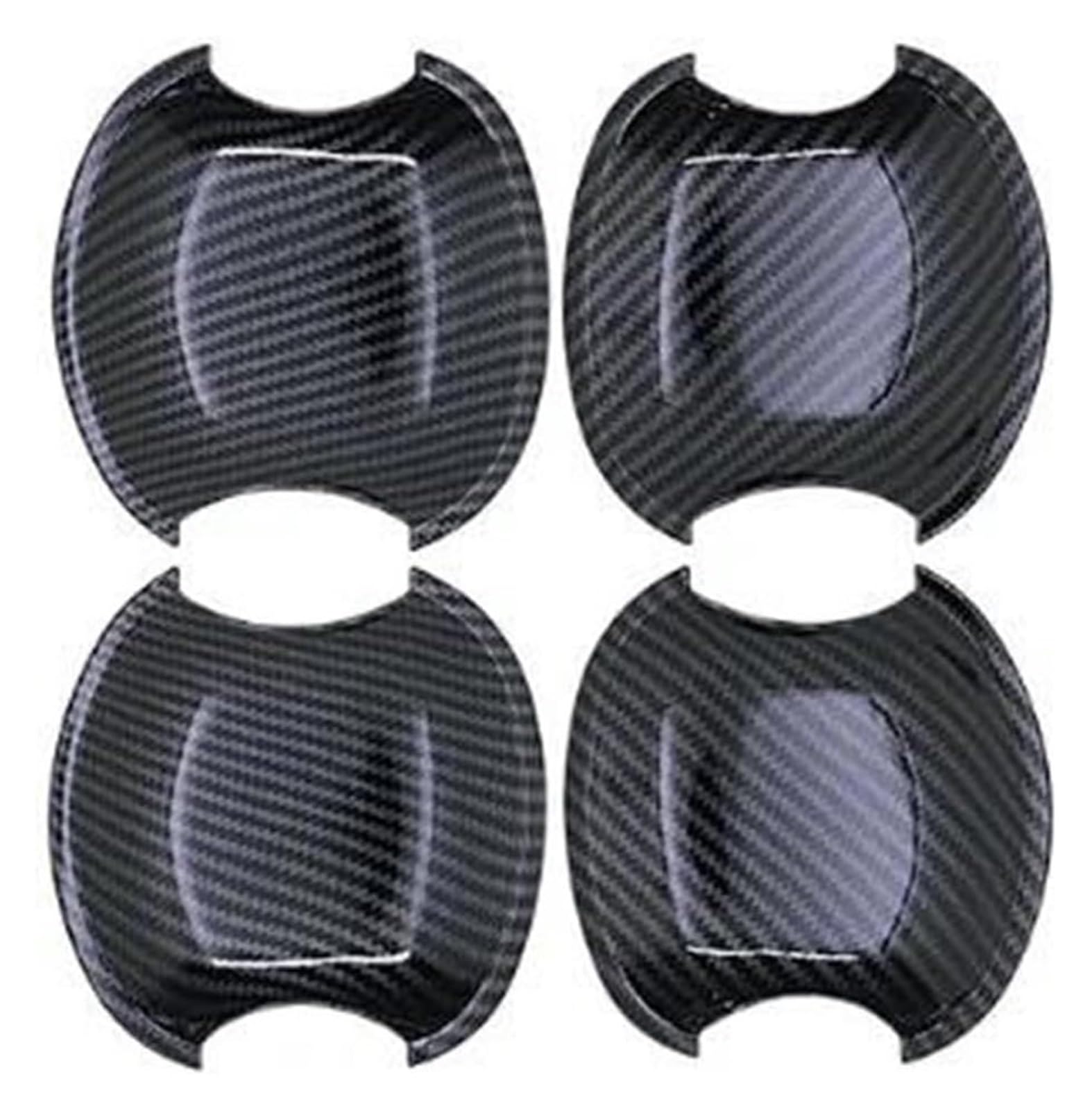 QWQTHGS Car Exterior Door Handle Cap for Toyota for Corolla for E140 for E150 2007 2008 2009 2010 2011 2012 2013 Door Handle Cover Sticker(Bowl 4 Door)