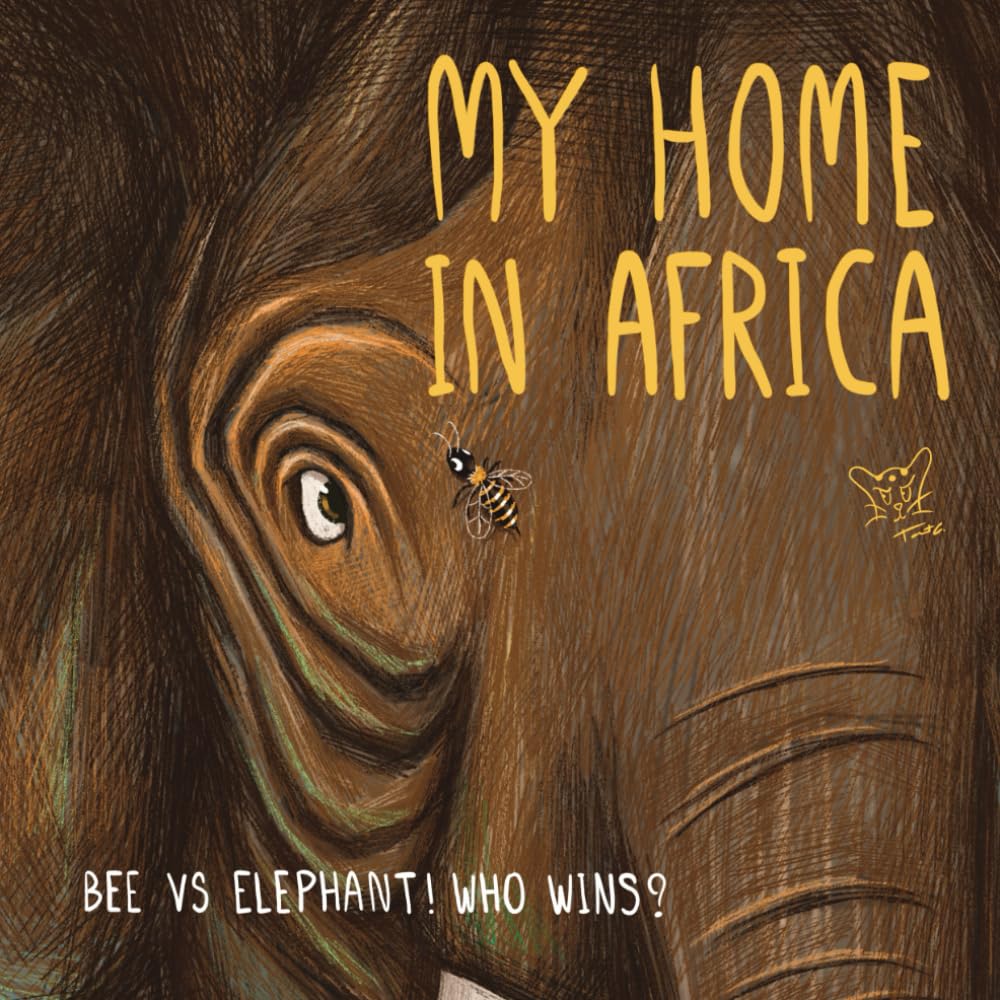 My Home in Africa: A Peaceful Safari Coloring Journey with 12 Beautiful Animals to Color (8.5" x 8.5")