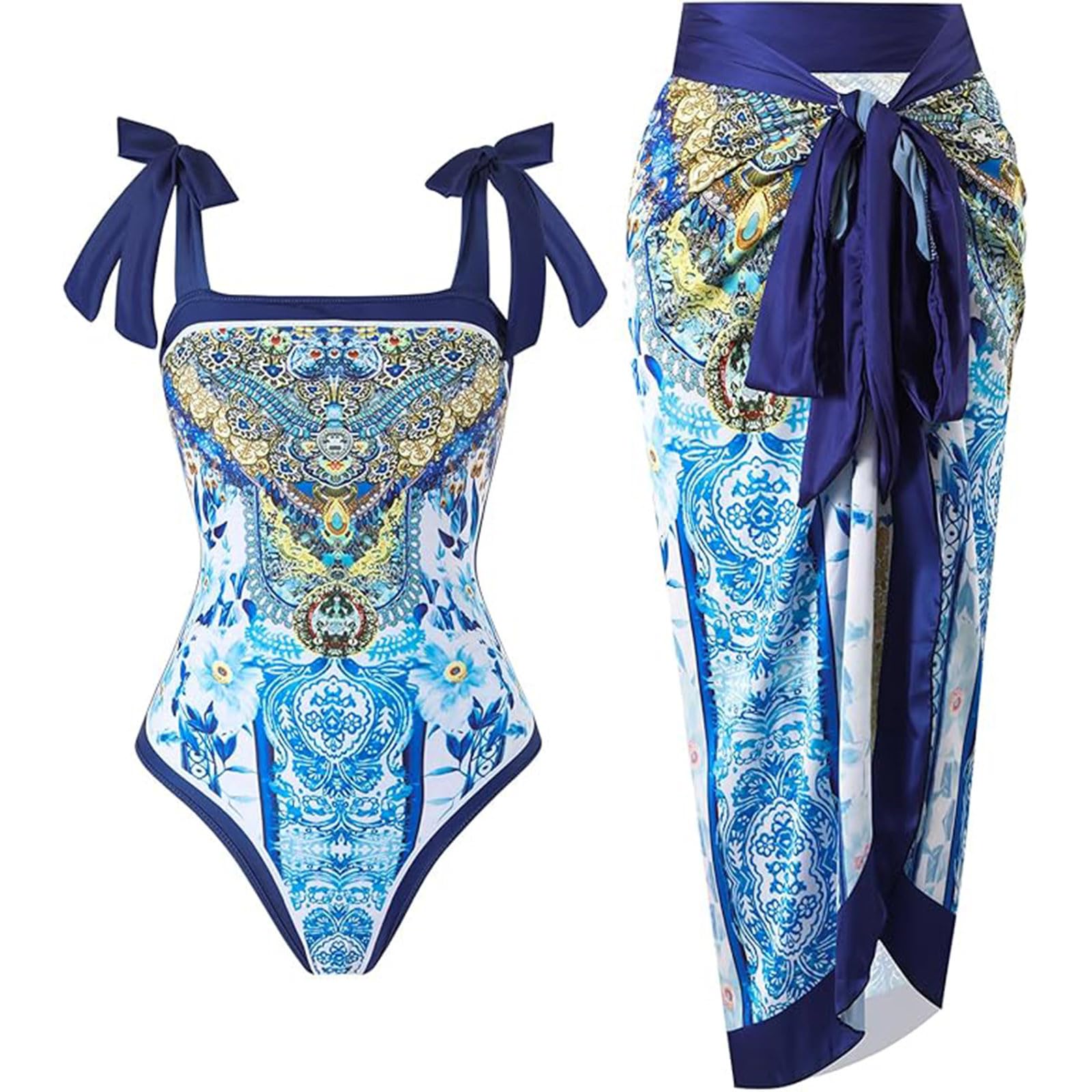 Traje baño Entero Elegante Cobertura Moderada SPA Playa vacacional Mujer