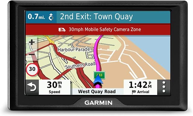 Garmin Drive 52 UK MT-S 5 Inch Sat Nav with Map Updates for UK and Ireland, Live Traffic and Speed Camera and Other Driver Alerts