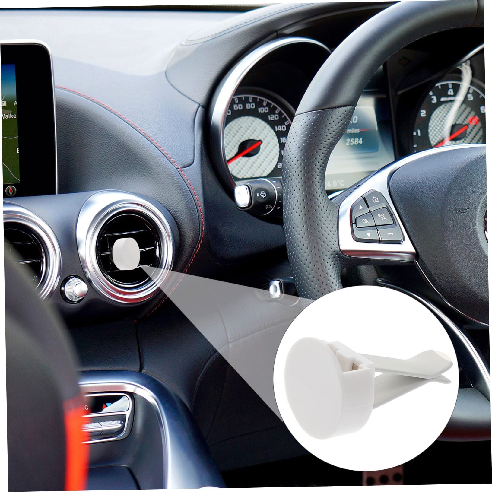 Ciieeo 100pezzi Clip per Bocchette D'aria Auto Clip per Diffusore D'aria per Bocchette D'aria Accessori per Condizionatore D'aria per Deodorante