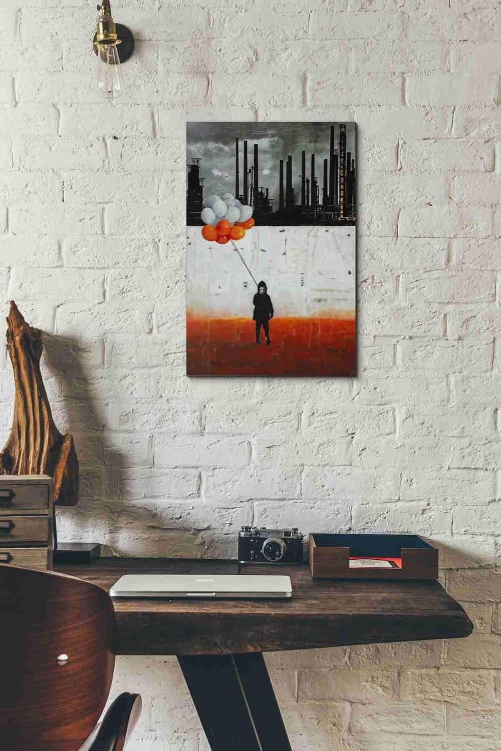 Epic Graffiti 'Life Me Up II' by DB Waterman, Canvas Wall Art, 12"x18"