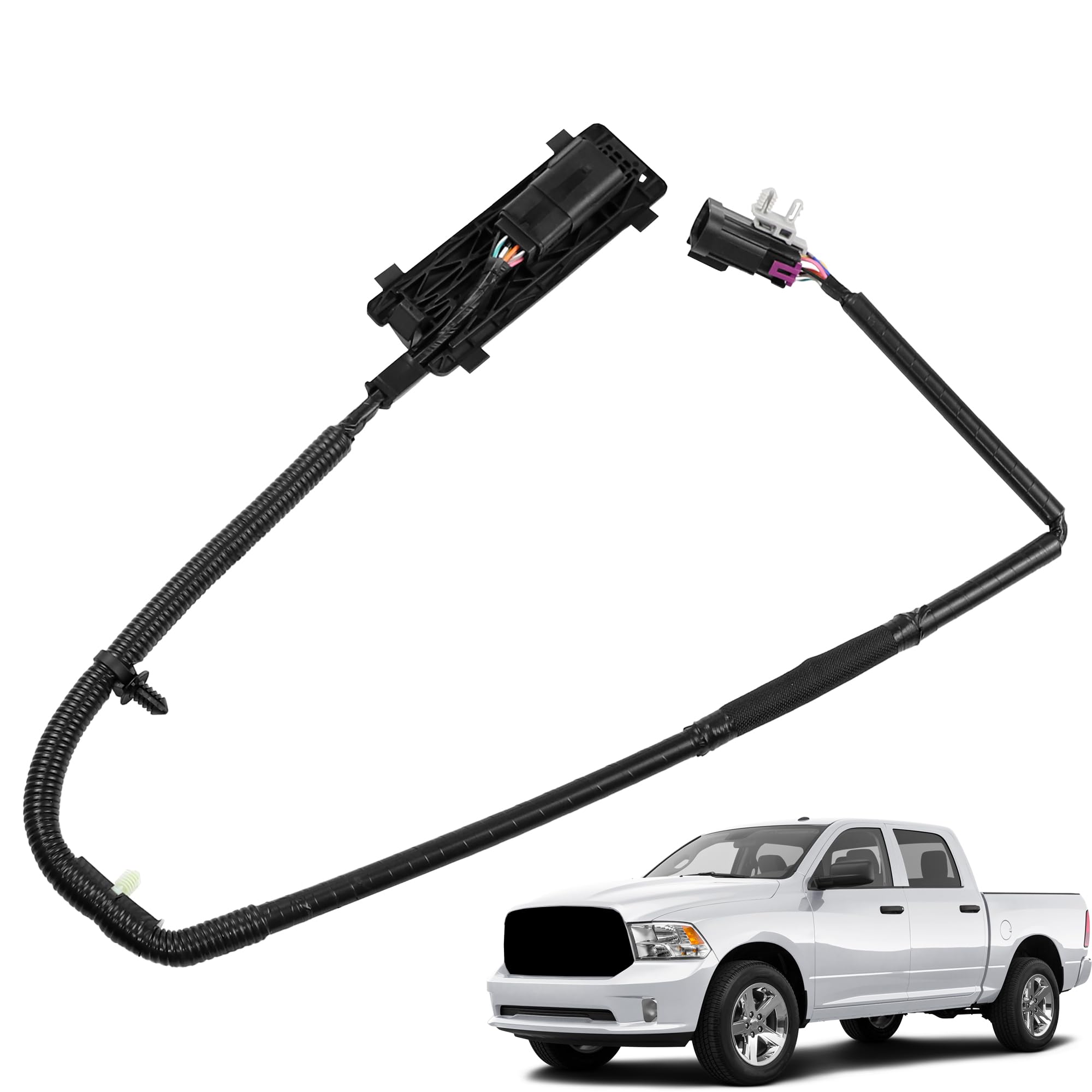 Photo 1 of Motarithl Rear Tailgate Wiring Harness Compatible with 2013 2014 2015 2016 2017 2018 Dodge RAM 1500 2500 3500 Replaces 68096415AD