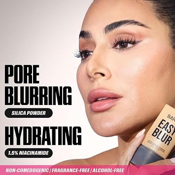 Huda Beauty Natural Airbrush Liquid Foundation with Niacinamide - Long-Lasting, Full Coverage, Weightless Feel for a Flawless Finish (110N)