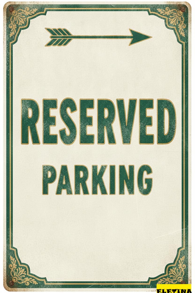 Personalized Sign for Man Cave Reserved Parking Wall Decor Metal Warning Vintage Metal Poster Safety S & Als Metal Outdoor Street Driveway Yard Road 8x12in Business Decor Private Property Decorative