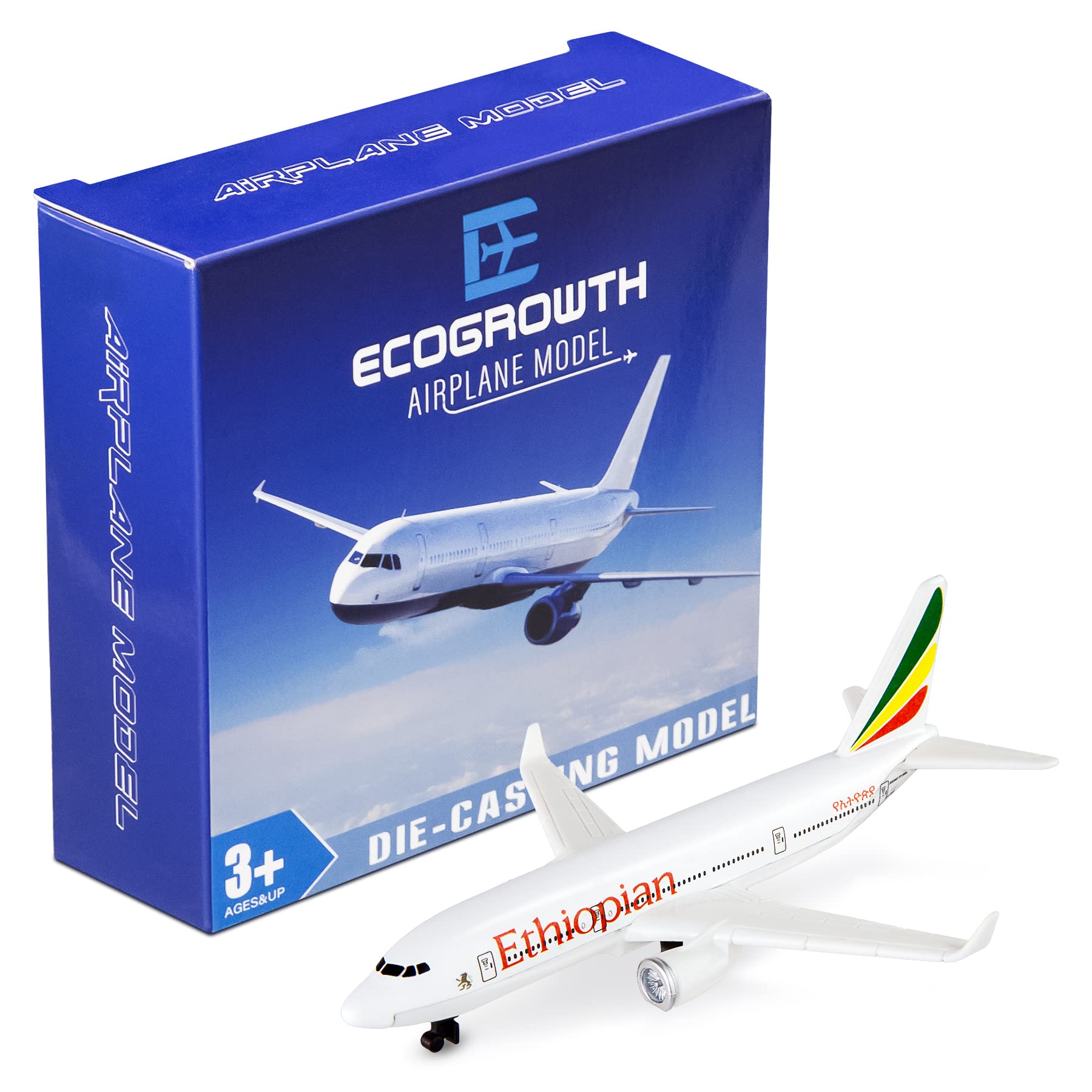 Model Planes Ethiopia Airplane Model Airplane Plane die-cast Planes for Collection & Gifts for Christmas, Birthday