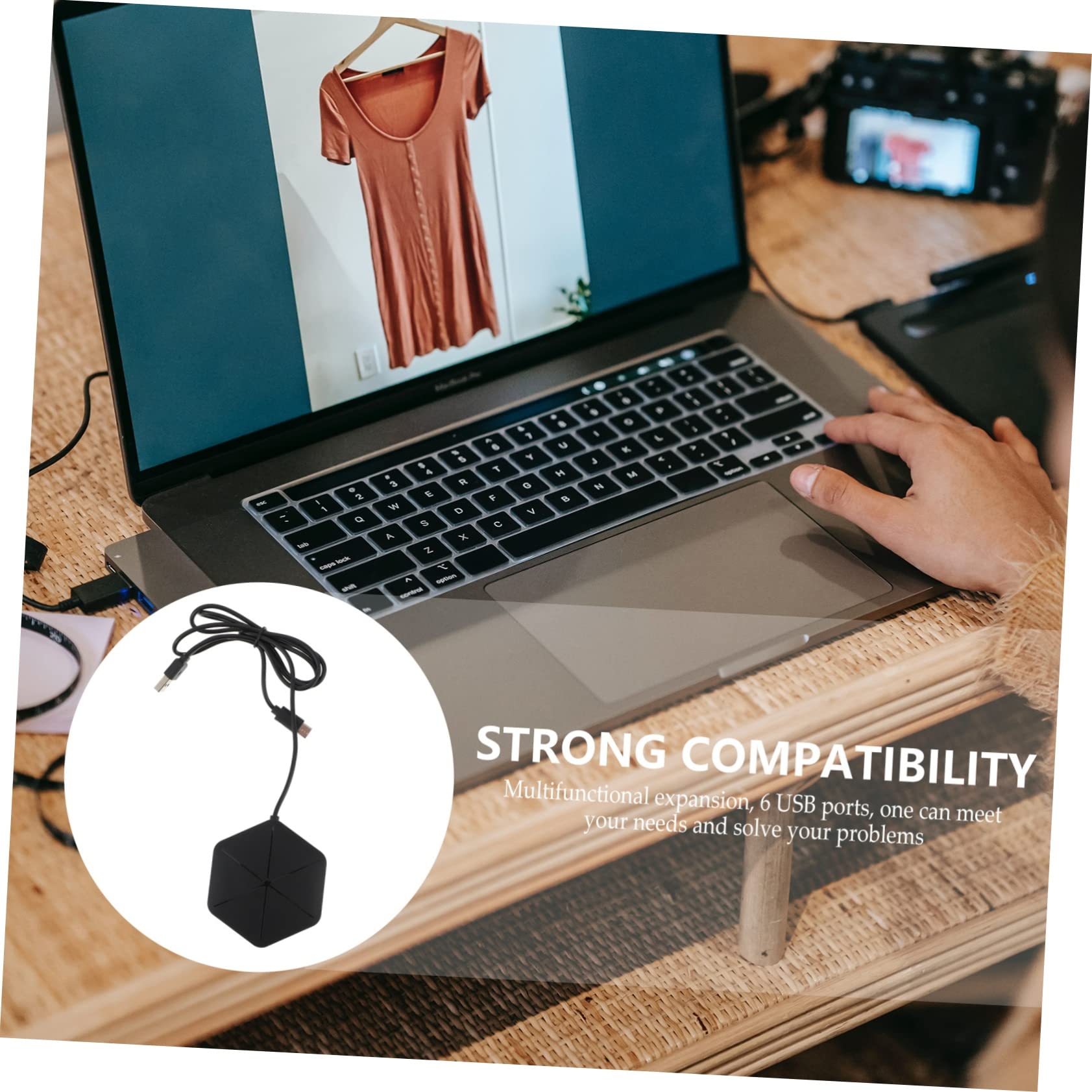 STOBOK 2pezzi Hub Usb Multifunzionale Adattatore Otg Per Dispositivi Design e Resistente Play Driver Compatibile Smartphone e Tablet