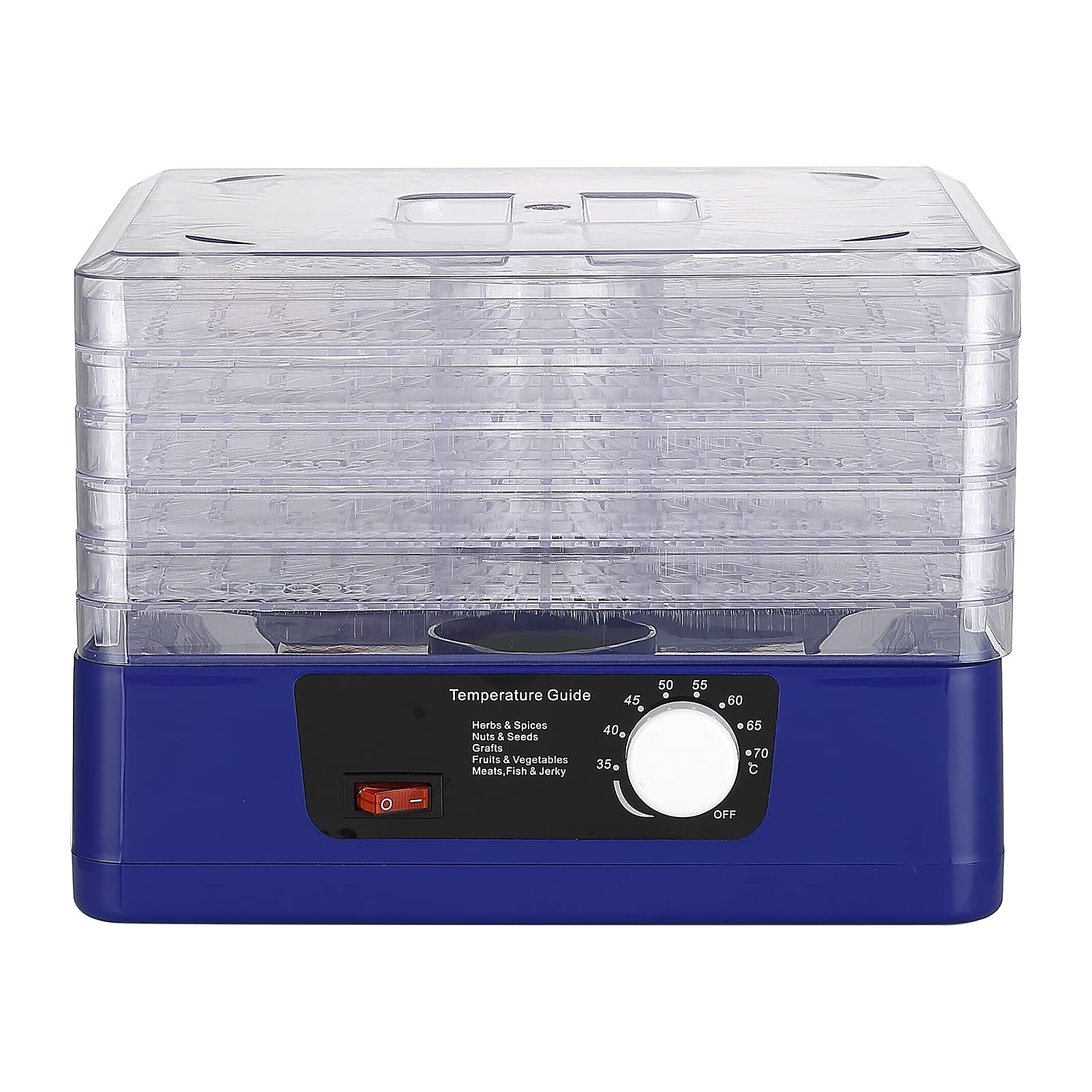 Buy Homgee 5 Trays Food Dehydrator Automatic Power Off Food Dehydrator Adjustable Intelligent